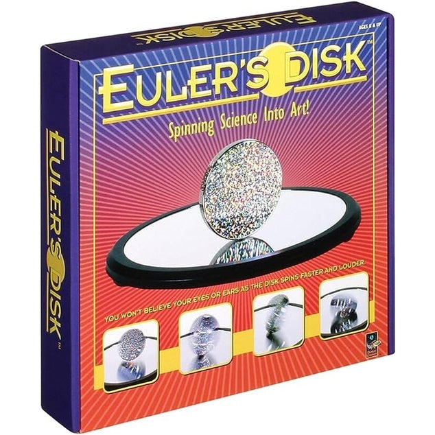 Euler's Disk - Premium Spinning Science Toy for Kids & Adults - Endless Motion Physics Desk Toy - Perfect for Stress Relief, Office Decor & STEM Learning