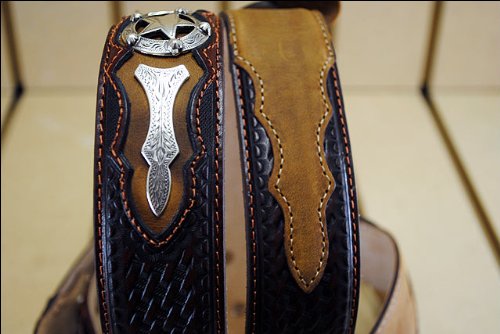 Justin Men's Odessa Star Tan Cowboy Boots Size 42 - Western Style Leather Boots for Riding, Country Music & Casual Wear