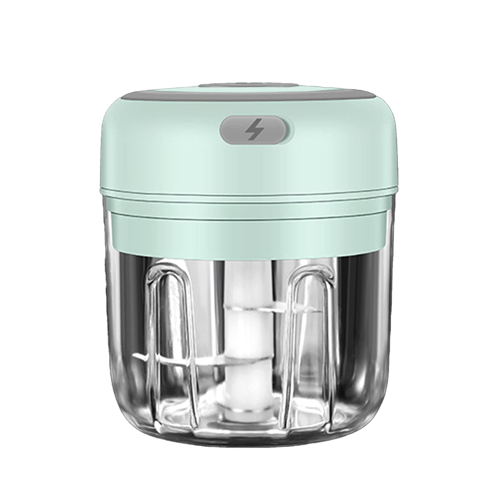 USB Rechargeable Electric Garlic Chopper - 250ml Mini Food Processor for Garlic, Onion, Nuts & Herbs | Powerful Blender for Cooking, Meal Prep & Kitchen Use