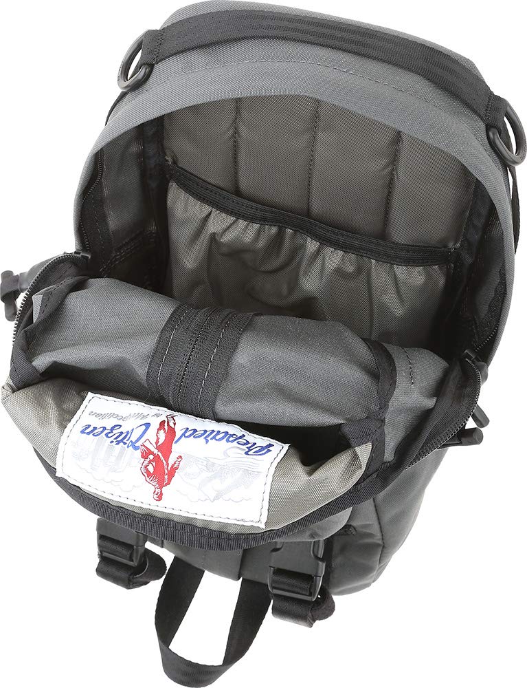 Maxpedition Small Dark Blue Convertible Backpack - Durable Tactical Daypack for Hiking, Travel & Outdoor Adventures