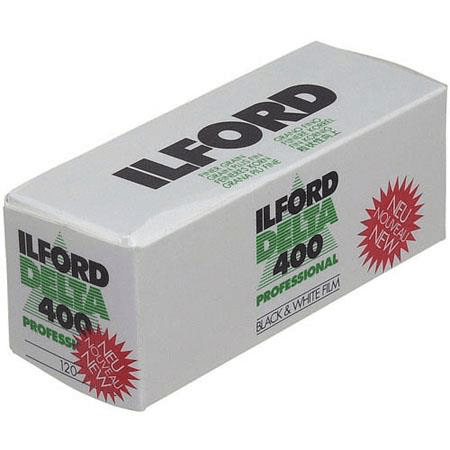 Ilford Delta Pro 400 Black & White 120 Film - Professional B&W Photography for Portraits, Landscapes & Street Photography