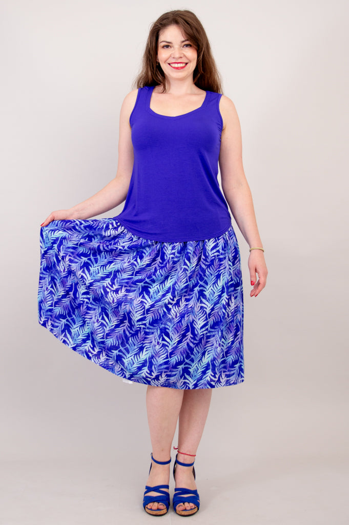Eco-Friendly Hazel Skirt - Palma Style Linen Bamboo Blend for Women | Perfect for Summer Outfits, Beach Vacations & Casual Wear