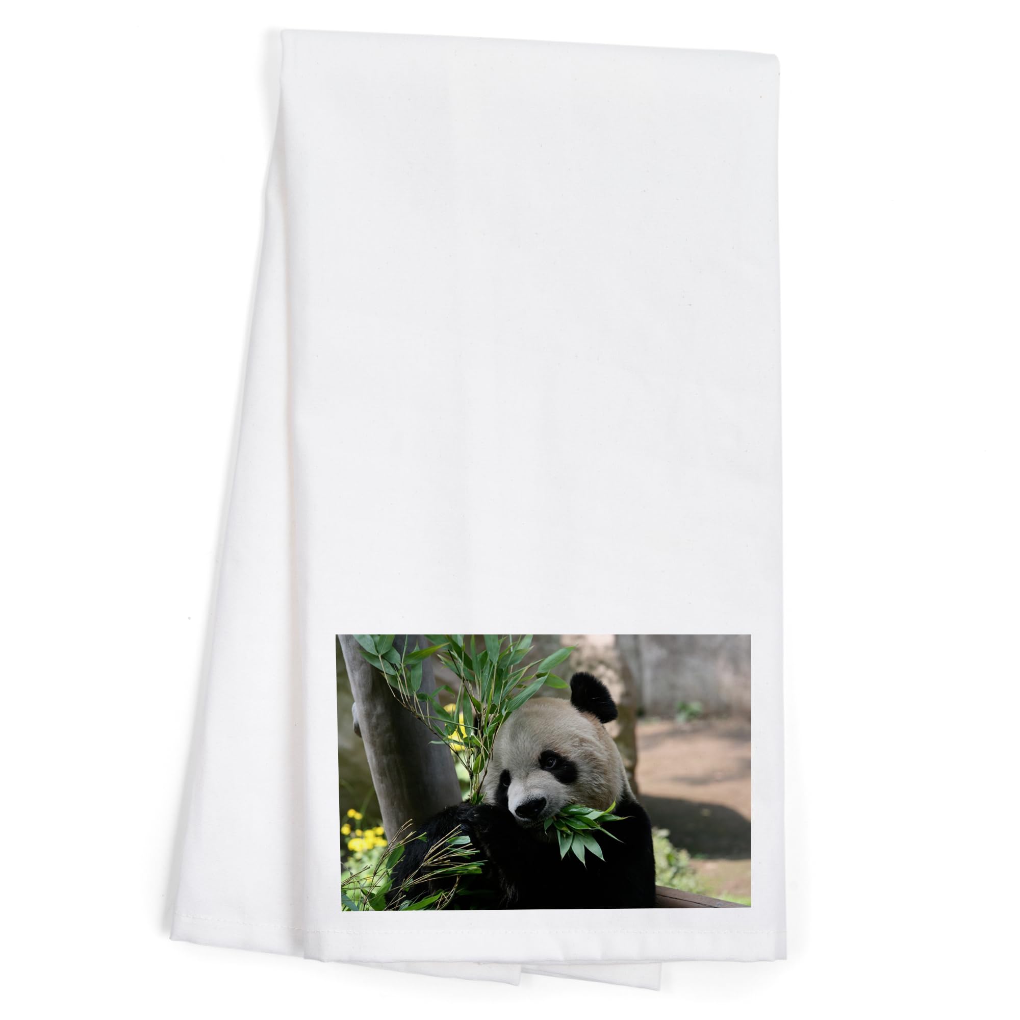 Lantern Press Panda 100% Cotton Tea Towel - Decorative Hand Towel for Kitchen & Home | Perfect for Dish Drying, Gift Giving & Farmhouse Decor