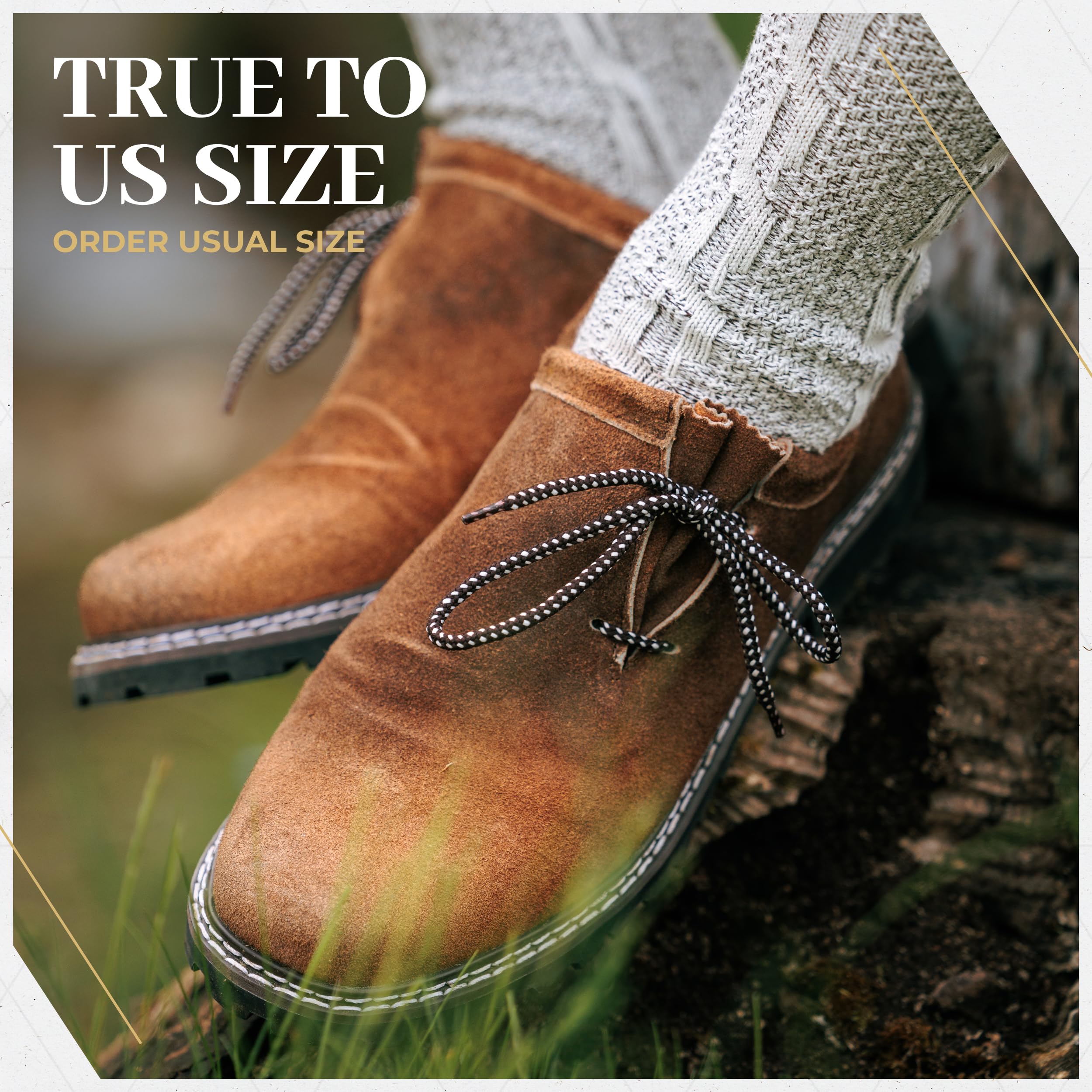 Authentic German Lederhosen Shoes - Genuine Leather Trachten Boots for Oktoberfest Outfit | Dark Brown Haferl Shoes for Men & Women | Perfect for Oktoberfest, Bavarian Weddings & Cultural Events