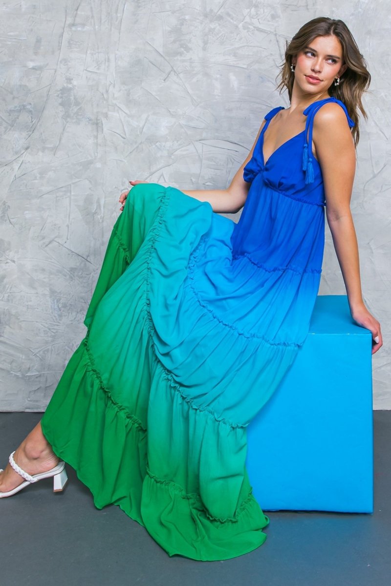 All I Want Is You Woven Maxi Dress - Flowy Boho Summer Dress for Women - Perfect for Beach Vacations, Date Nights & Outdoor Weddings