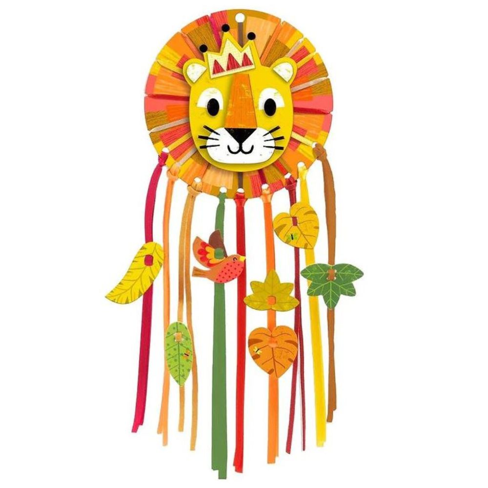 DIY Lion Dreamcatcher Craft Kit for Kids Ages 4+ | Creative Animal-Themed Arts & Crafts Project | Perfect for Bedroom Decor, Birthday Gifts & Preschool Activities