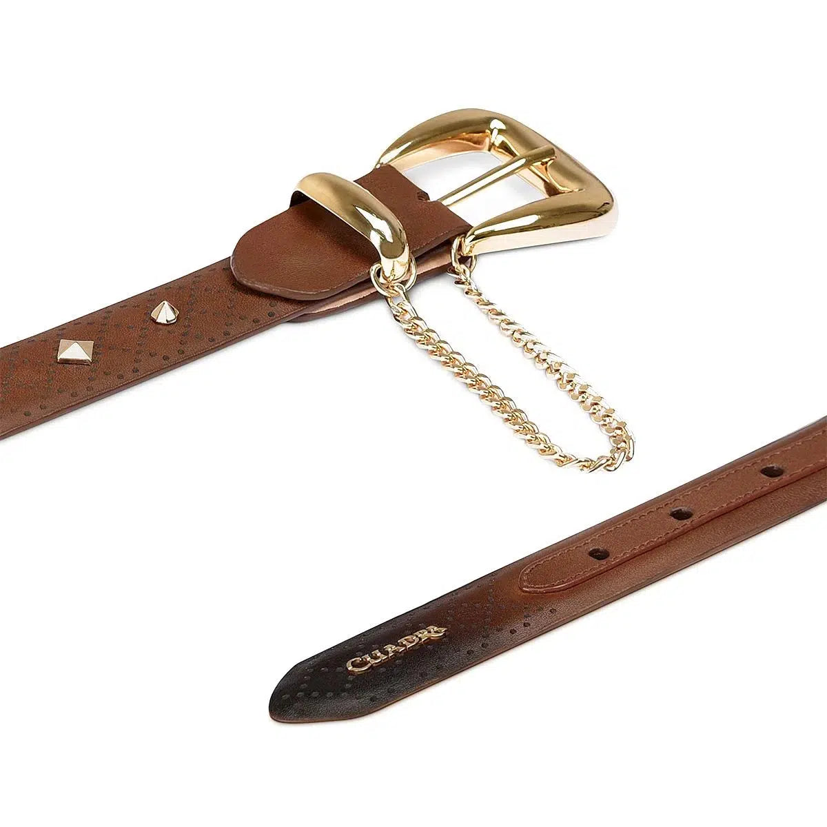 CDA11RS Cuadra Honey Casual Fashion Cowhide Leather Belt for Women | Stylish Accessory for Everyday Wear & Office Outfits
