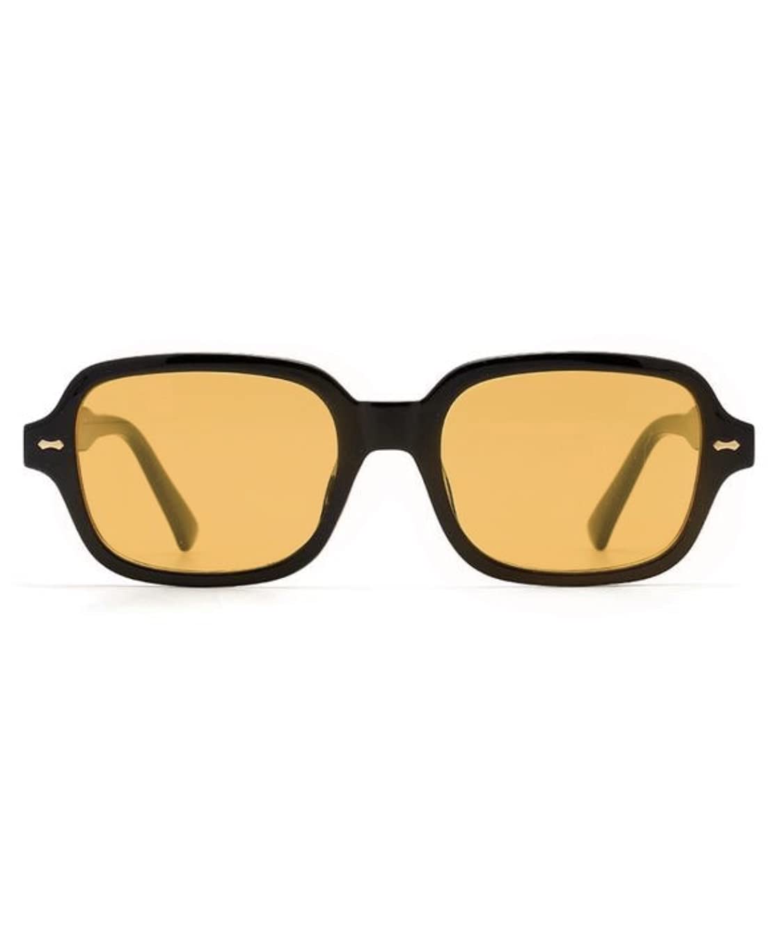 Stylish Unisex Oversized Orange Sunglasses with UV Protection - Trendy Orange Lens Shades for Men & Women - Perfect for Beach, Driving, and Outdoor Activities