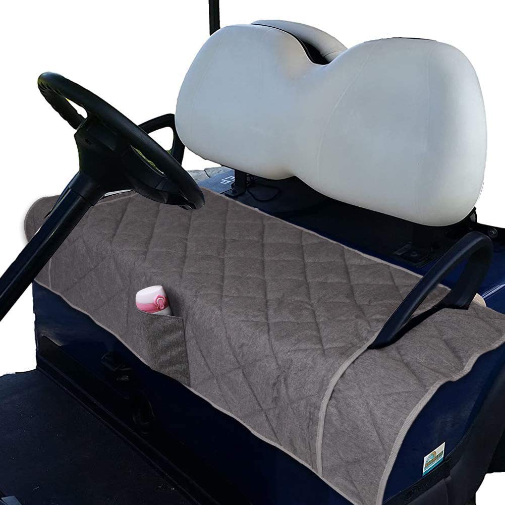 Premium Golf Cart Seat Covers - Heavy Duty Waterproof EZGO Seat Protector for 2-Person Club Car Golf Carts | UV Resistant & Weatherproof | Perfect for Golf Courses, Resorts & Outdoor Adventures