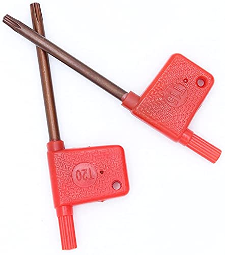 Premium T6 T7 T8 T9 T10 T15 T20 Torx Screwdriver Set - S2 Steel Star Bit with Flag Handle - Professional T-Handle Wrench Spanner (3-Piece T20 Kit) - Ideal for Electronics Repair, Automotive Maintenance & DIY Projects