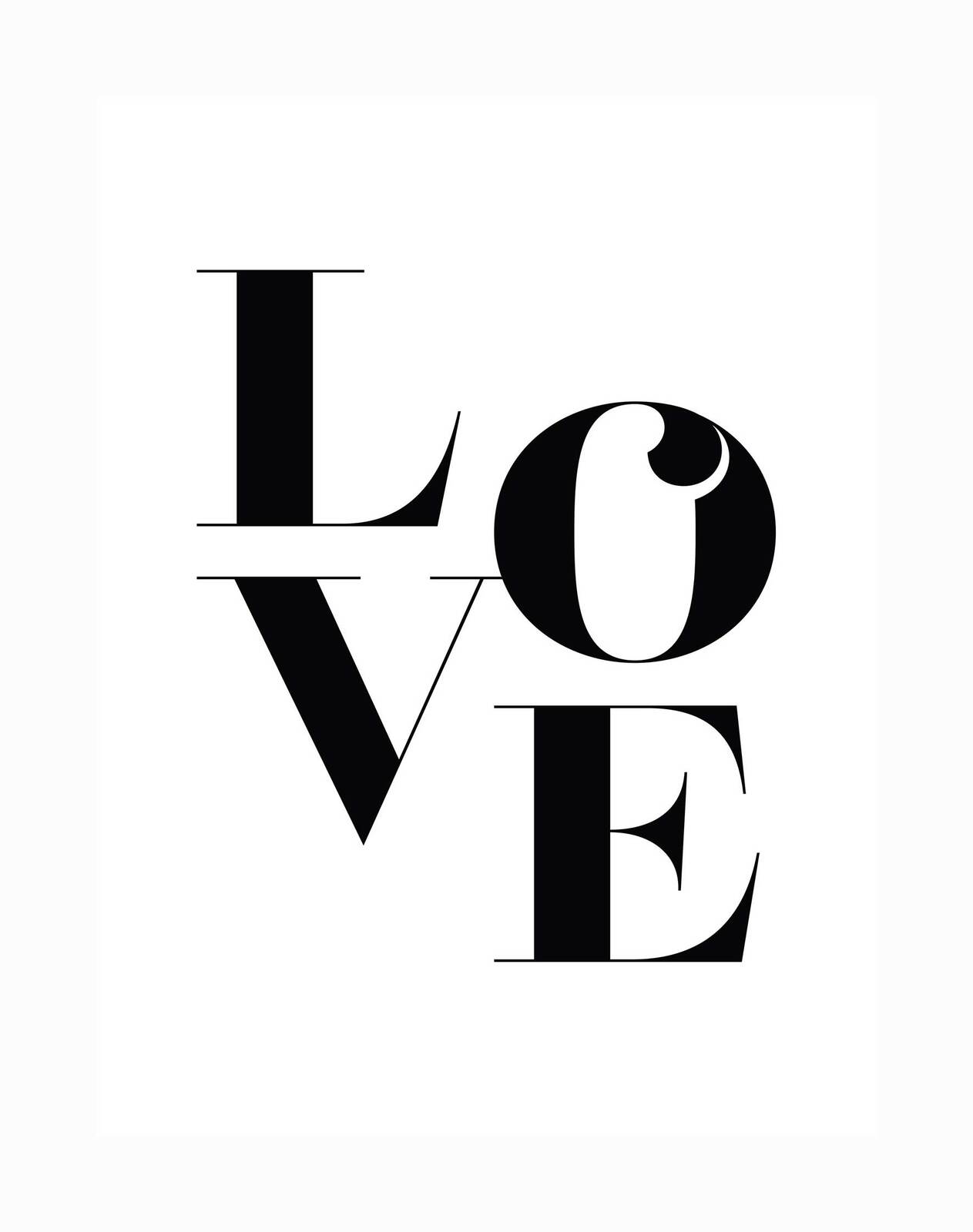 Big Love Unframed Art Print - Modern Wall Decor for Home, Office & Gifts - Perfect for Living Room, Bedroom & Wedding Decorations