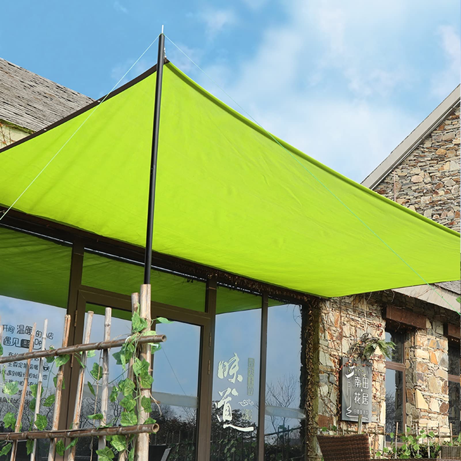 HWBB 10ft x 29.5ft Sun Shade Sail with Heavy Duty Grommets - UV Resistant Shade Cloth for Pergola, Carport, Backyard, Chicken Coop - Durable Outdoor Canopy for Patio, Garden, and Pool Area Protection