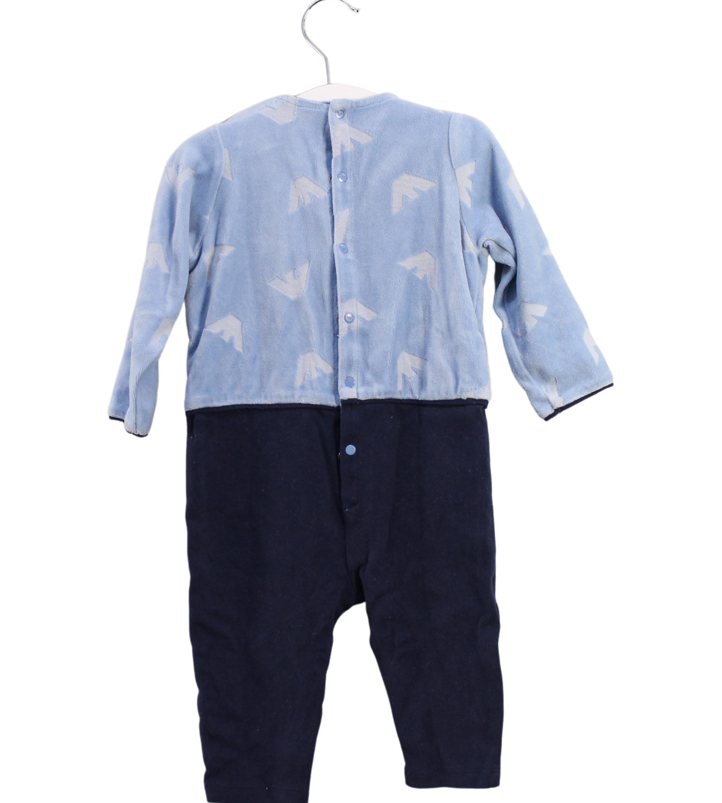 Armani Jumpsuit for Baby Girls 9 Months | Premium Cotton Romper with Snap Buttons | Perfect for Photoshoots, Parties & Everyday Wear