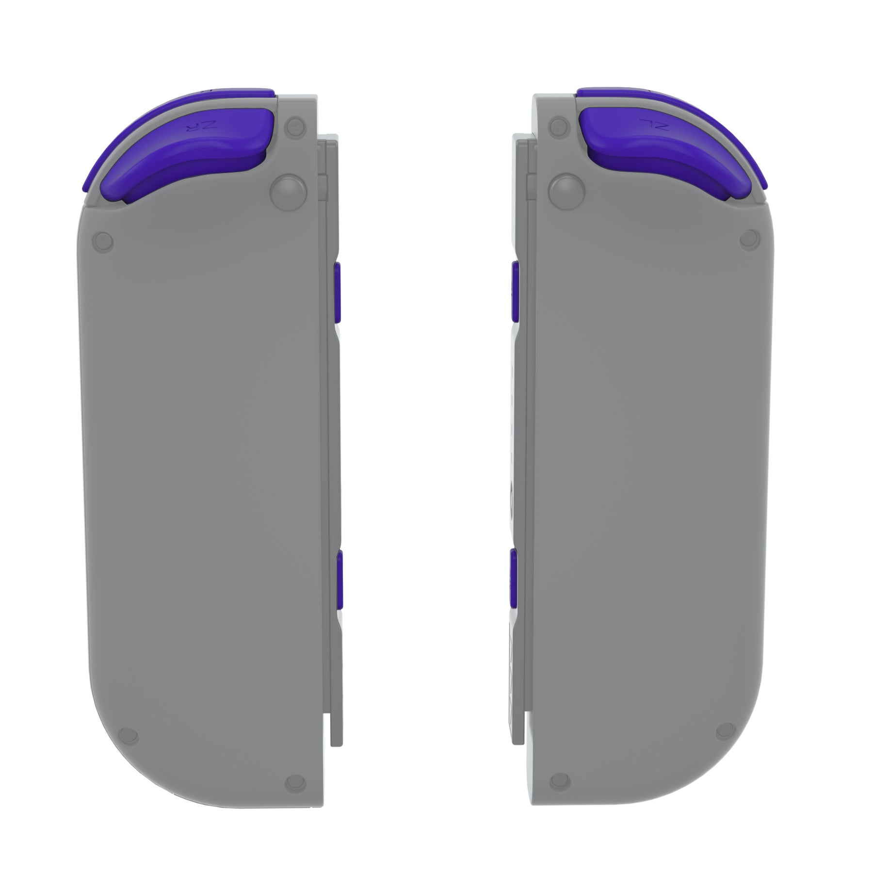 eXtremeRate Purple Replacement ABXY Direction Keys & Trigger Buttons Kit for Nintendo Switch JoyCon & OLED JoyCon - Includes SR SL L R ZR ZL Buttons, Springs & Tools (Shell Not Included) - Perfect for DIY Controller Repair & Customization