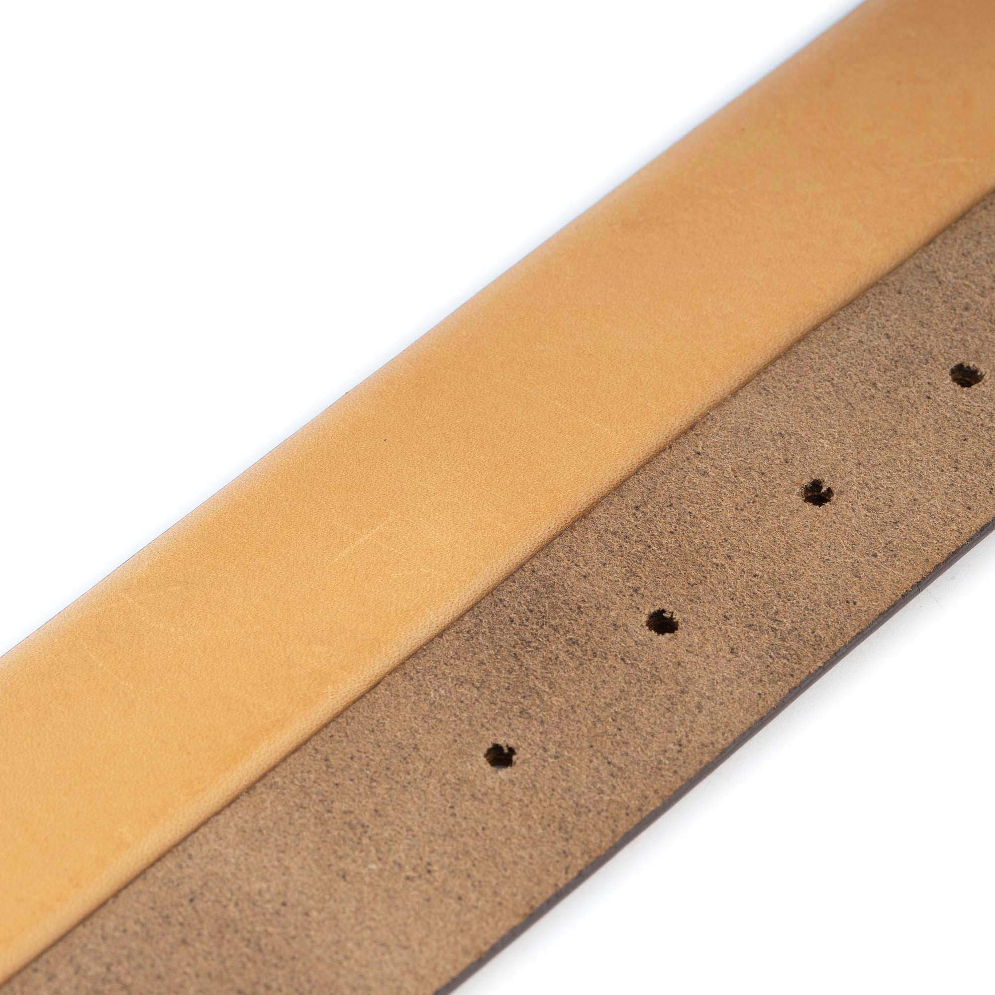 Dunhill Buckle Adjustable Leather Belt Strap - Sand Color for Men's Fashion & Business Attire