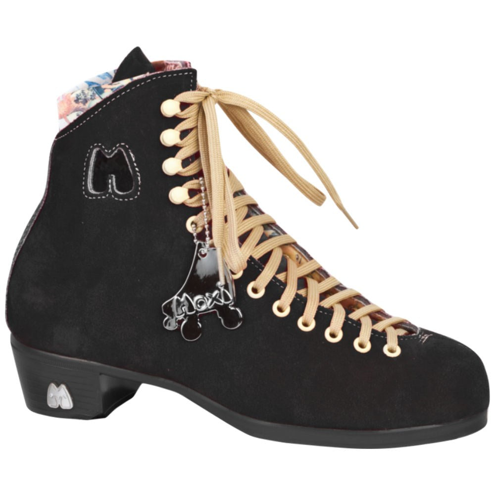 Moxi Lolly Quad Roller Skates - Black | Women's Outdoor & Indoor Roller Skating Boots for Rink, Park & Street Skating