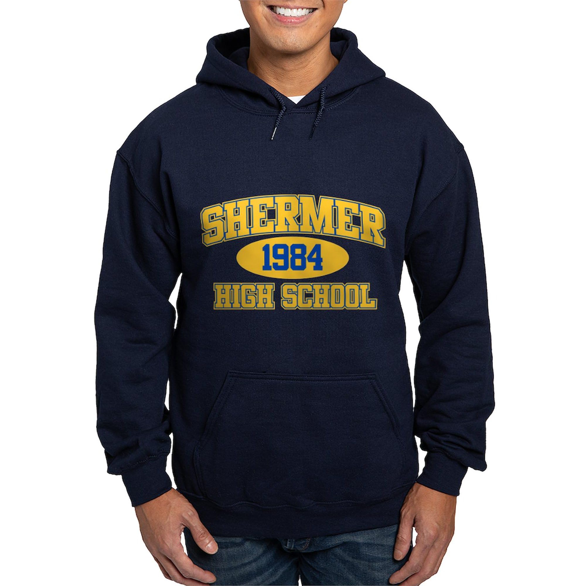 Shermer High School Hoodie for Men - Dark Regular Fit Pullover Sweatshirt | Comfortable & Stylish for School, Casual Wear & Outdoor Activities