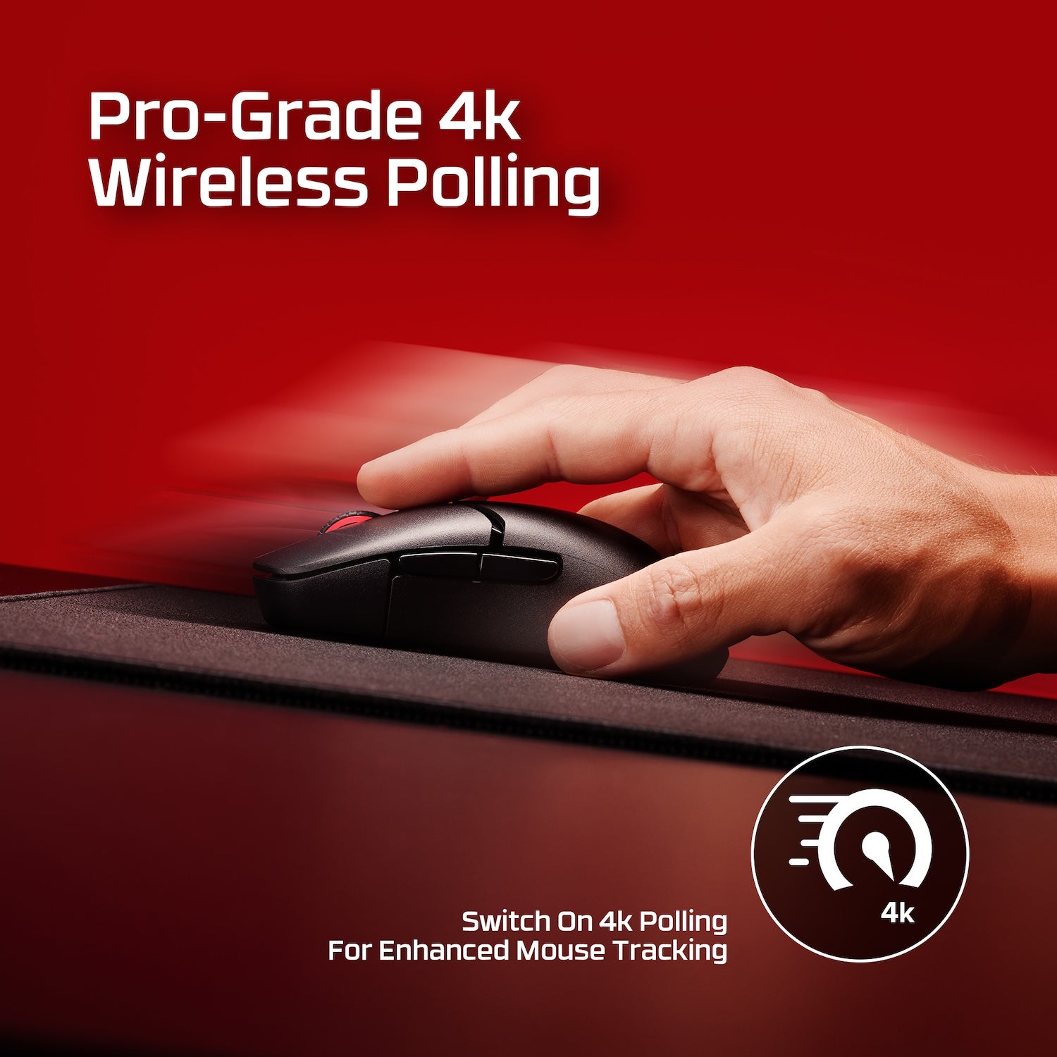HyperX Pulsefire Saga Pro Wireless Gaming Mouse - RGB, 16000 DPI, Lightweight for PC & Mac - Perfect for FPS, MOBA, and Esports Gaming