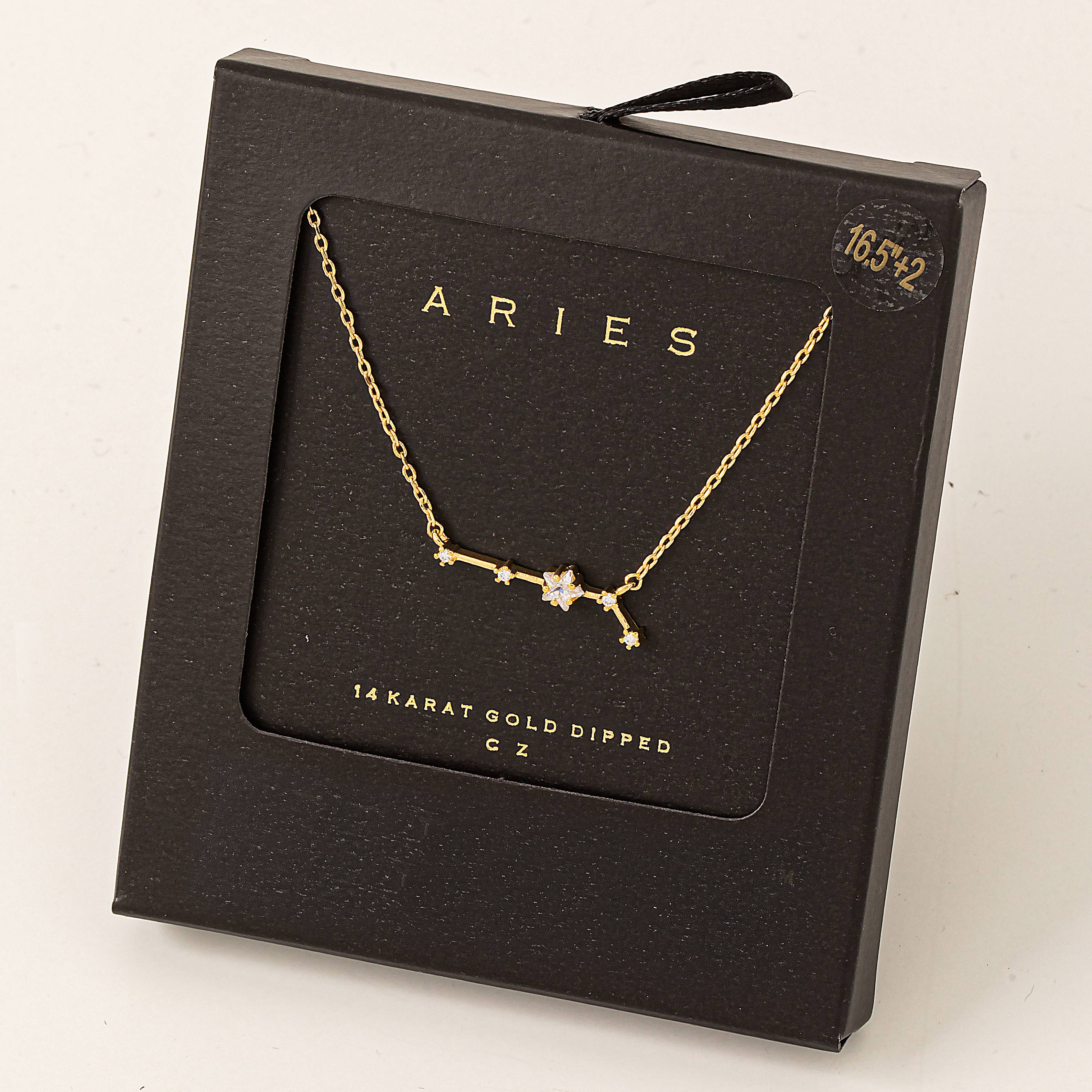Aries Constellation Necklace - Zodiac Star Sign Jewelry for Women, Sterling Silver Horoscope Pendant Gift for Birthday, Anniversary & Spiritual Healing