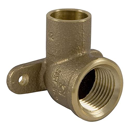 34 Inch Cast Copper 90 Degree Female Drop Elbow Fitting - Perfect for Plumbing, HVAC, and Industrial Piping Systems