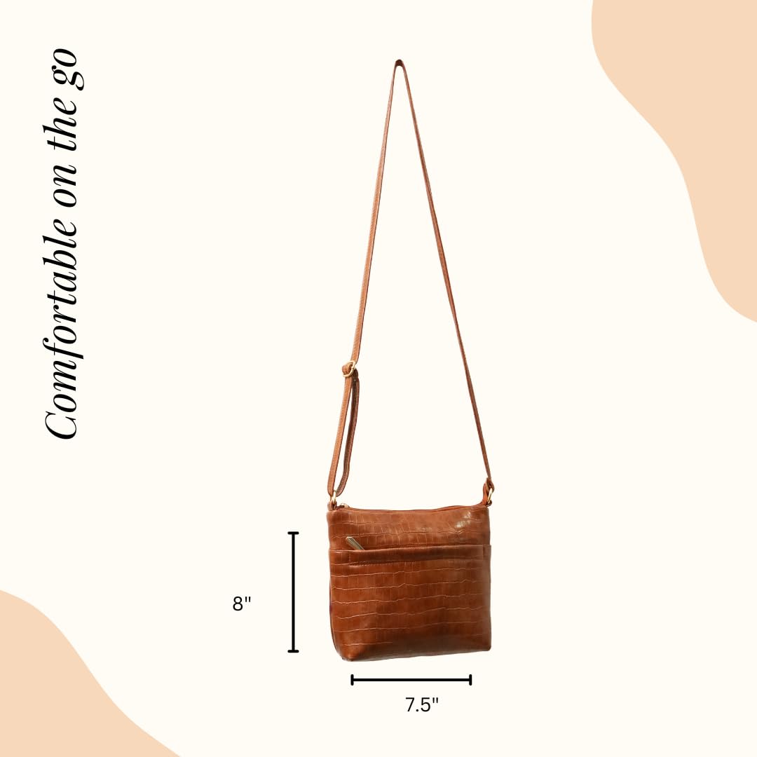 Stylish Women's Sling Bag with Multiple Pockets - Fashionable Crossbody Purse for Everyday Use, Travel & Work | Perfect Gift for Her