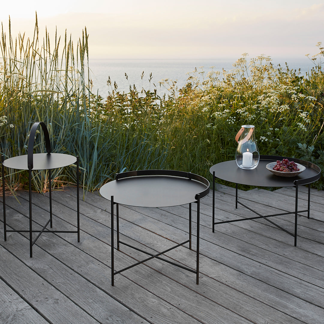 Modern Edge Tray Coffee Table - Stylish & Functional Living Room Centerpiece - Perfect for Small Spaces, Apartments & Home Decor