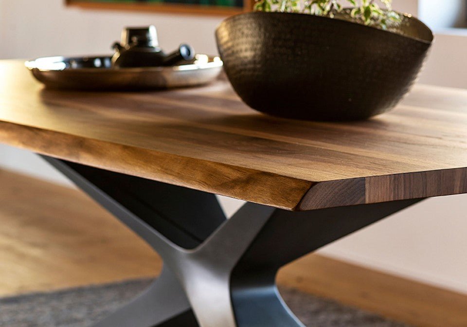 Midj Nexus Dining Table - Modern Wooden Dining Table for 6 - Perfect for Family Dinners & Entertaining Guests in Dining Room