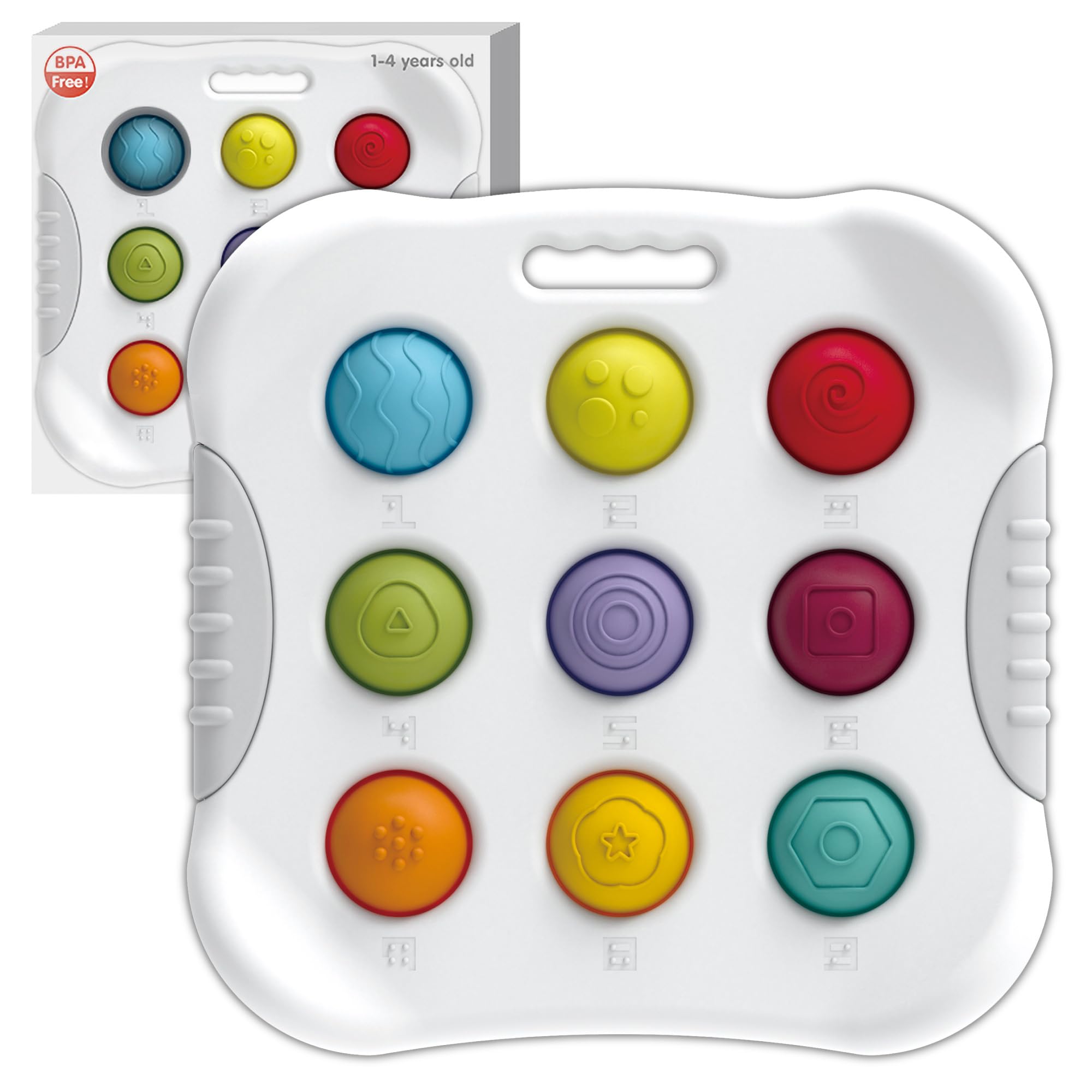 Sensory Fidget Toys for Autistic Children - Montessori Educational Stress Relief Toys for Babies & Toddlers (1-6 Years Old) - Perfect for Calming, Focus & Early Childhood Development - Great Gift for Boys & Girls