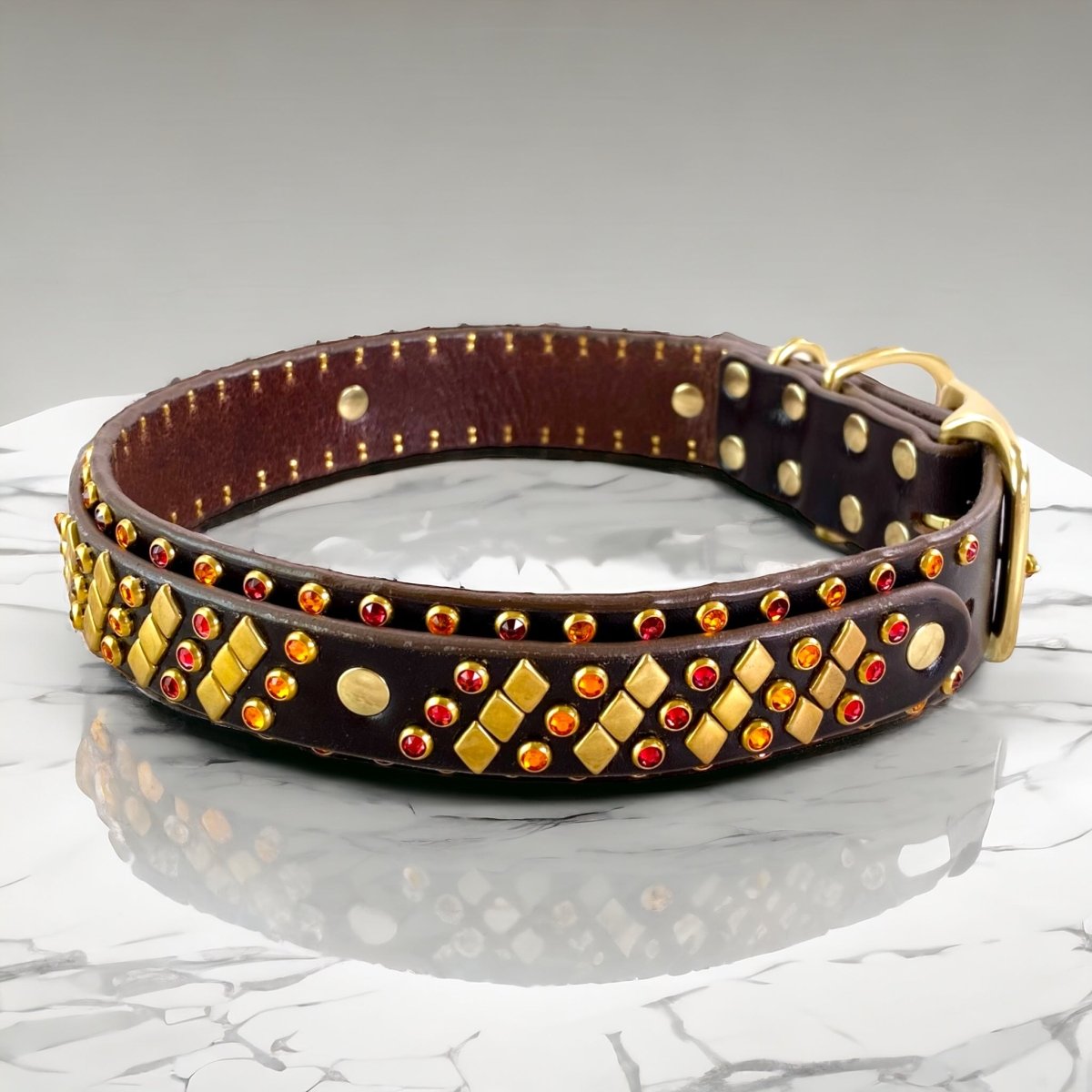 Luxury Crystal Crown Bling Dog Collar - Sparkling Rhinestone Pet Collar for Small & Medium Dogs - Perfect for Parties, Weddings & Special Occasions