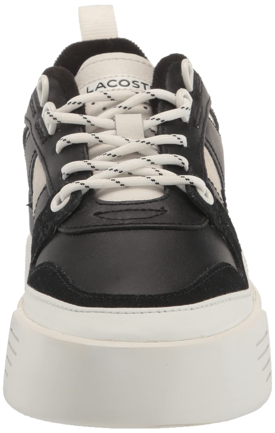 Lacoste Women's L002 Leather Sneakers - Comfortable White Casual Shoes for Women | Perfect for Walking, Work & Everyday Wear