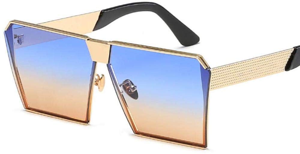 YUFUD Oversized Shield Sunglasses for Women - UV400 Protection, Vintage Gradient Frames | Perfect for Beach, Driving & Fashion Outfits