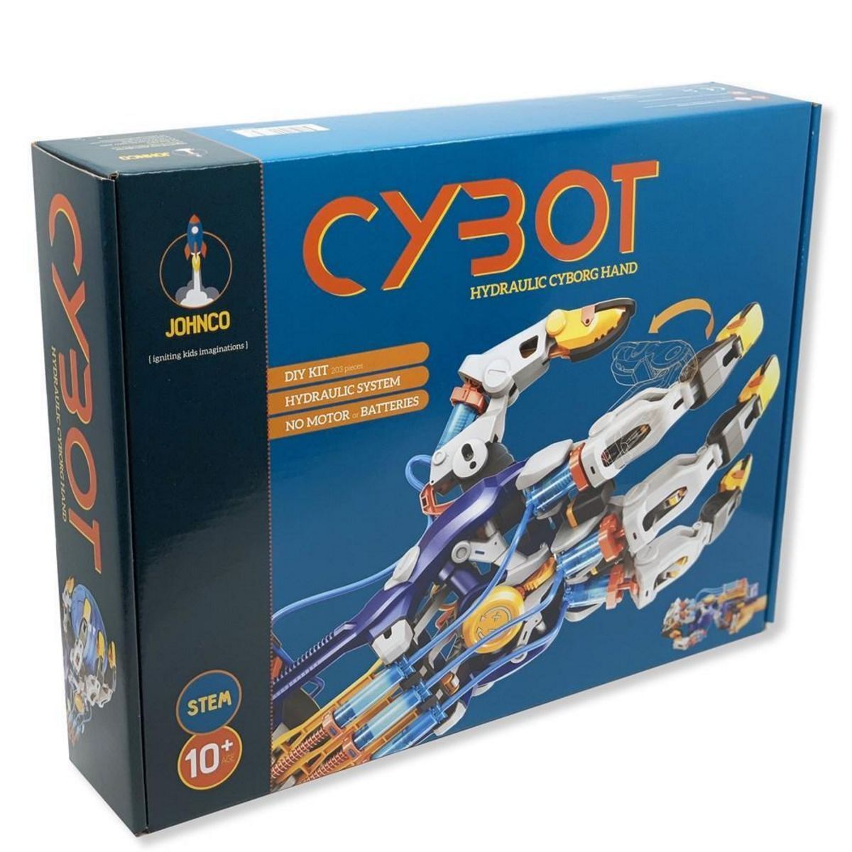 CYBOT Hydraulic Cyborg Hand - High-Tech Robotic Prosthetic for Enhanced Grip & Strength - Perfect for Cosplay, Robotics Enthusiasts & STEM Education