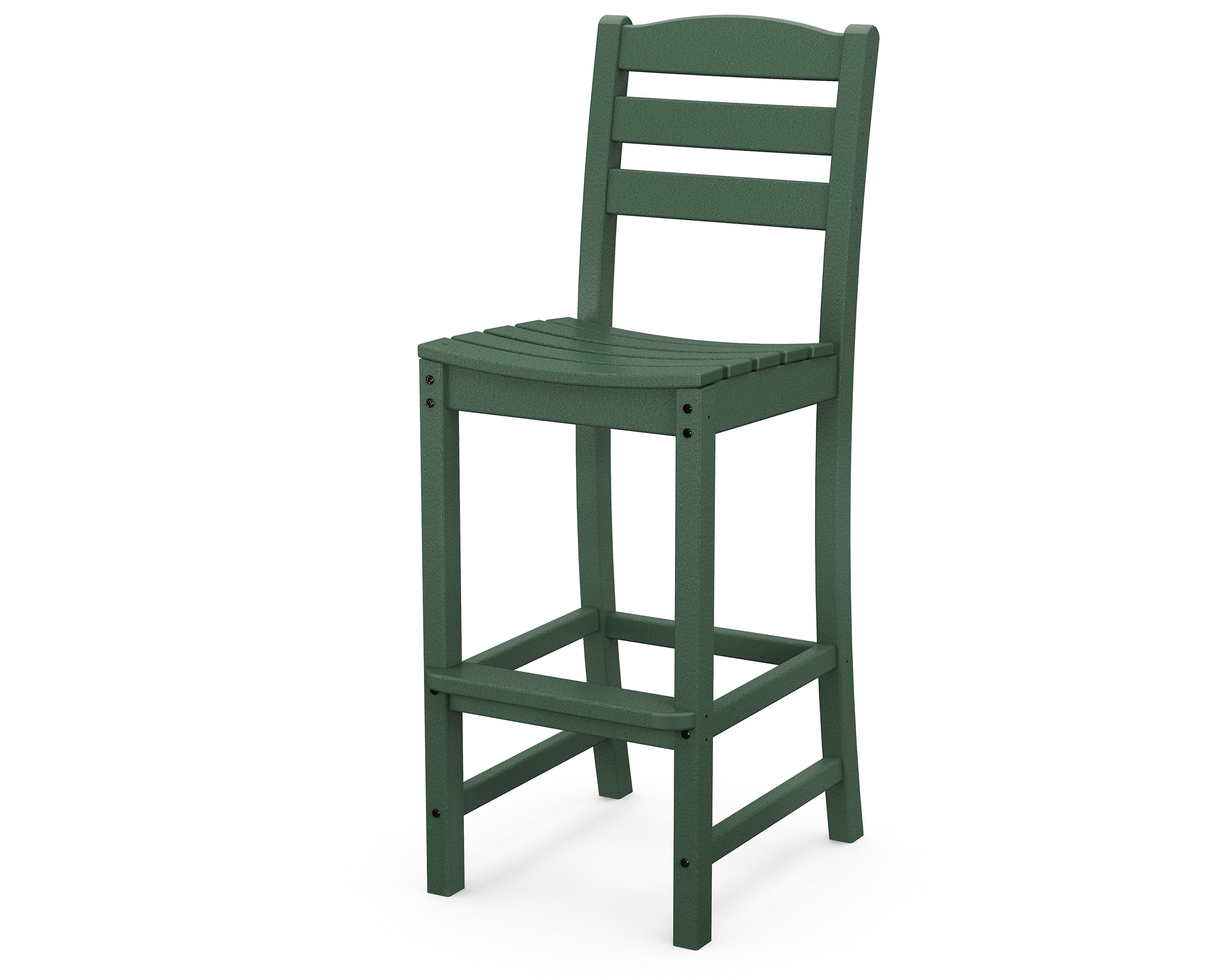 POLYWOOD La Casa Cafe Bar Side Chair - Outdoor & Indoor Dining Chair - Weather-Resistant & Durable - Perfect for Patio, Deck, Restaurant, and Home Use