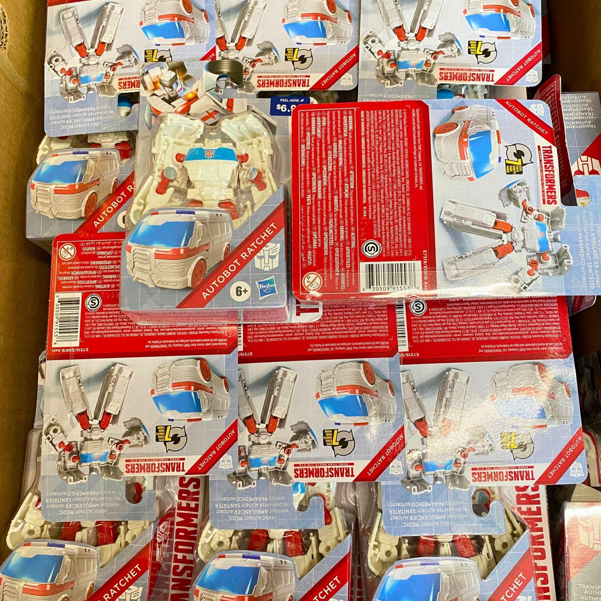 Transformers Autobot Ratchet Action Figure Toy Set - 40 Pcs Lot for Kids Ages 6+ | Collectible Robot Car Model for Play, Display & Gifts