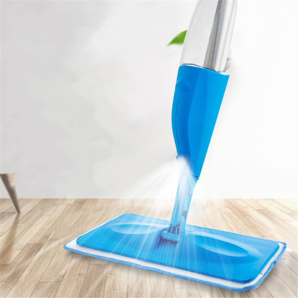 BFTGS Reusable Microfiber Floor Mop with 360° Swivel Handle - Kitchen & Hard Floor Cleaner for Tile, Wood & Laminate - Easy Sweeping & Mopping Combo