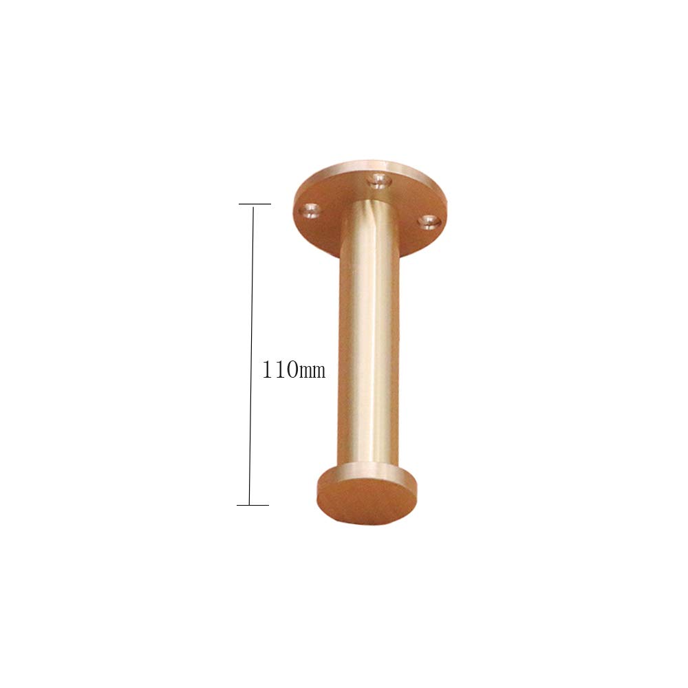 Nordic Pure Copper Adjustable Furniture Support Feet - Rustproof & Fade-Resistant Cabinet Legs for Bathroom Vanity, Sofa & Cabinets (4 Pack) - Perfect for Home Decor & Furniture Protection