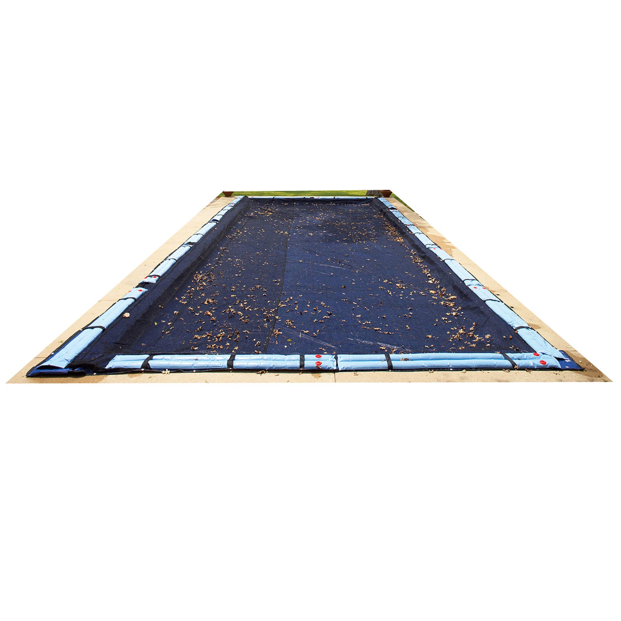 Blue Wave 20ft x 44ft Rectangular Leaf Net In-Ground Pool Cover - Durable Protection for Backyard Swimming Pools