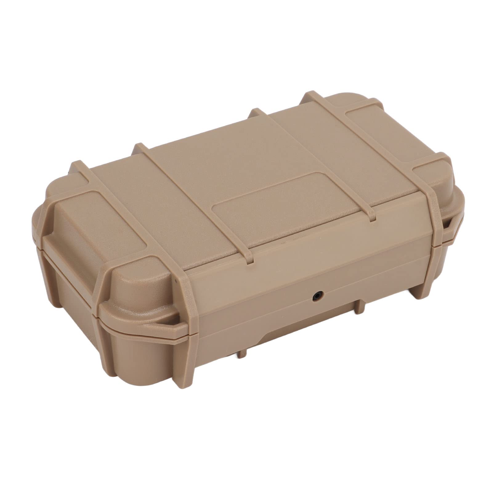 BRDI Waterproof Hard Tool Case - Heavy Duty Sealed Pressure Resistant Safety Tool Box with Double Layer Shockproof Design & Customizable Sponge Insert - Ideal for Outdoor Work, Construction Sites, and Marine Use (Mud Color)