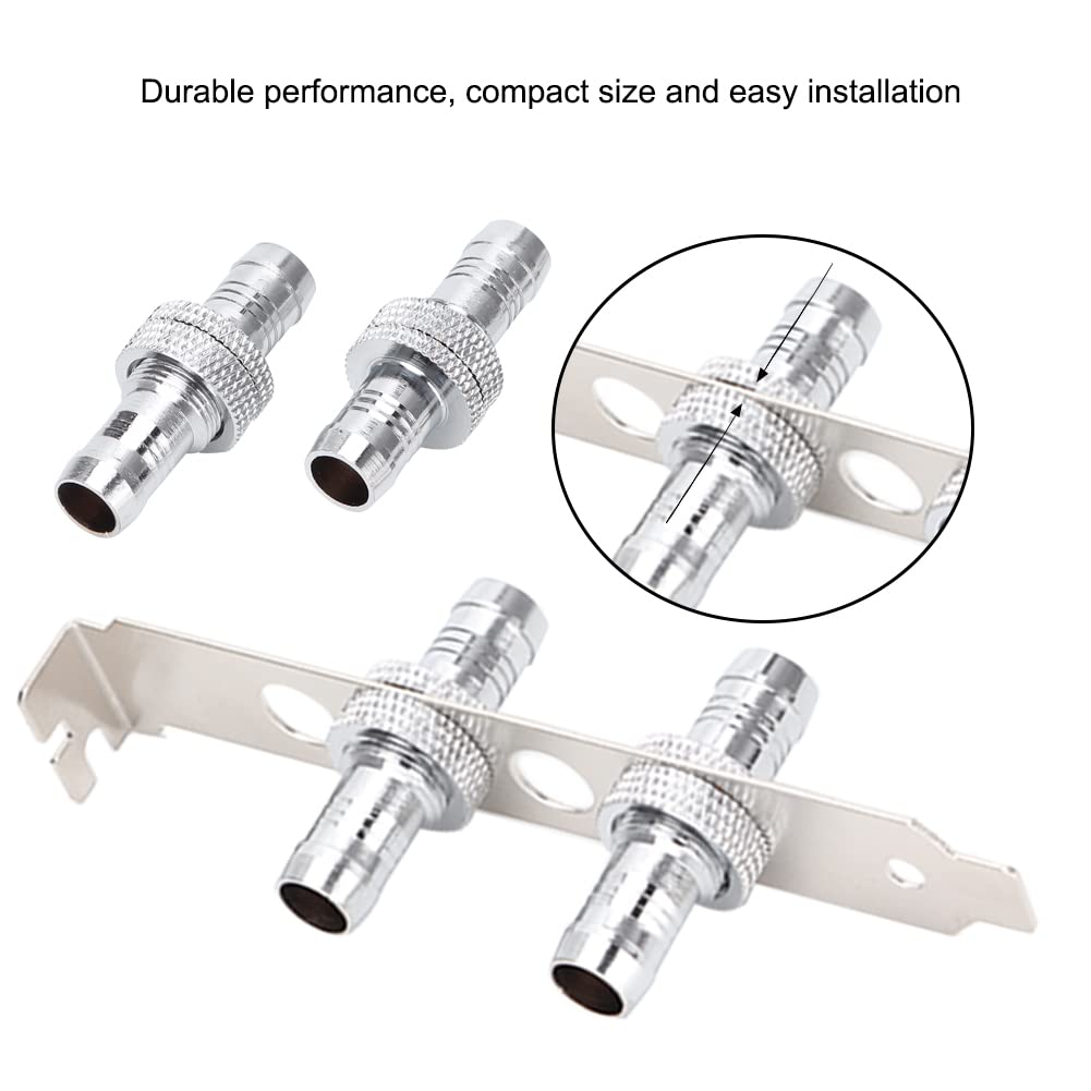 ASHATA G1/4 Thread Water Cooling Hose Connector - 11mm Direct Connect Fitting for PC Liquid Cooling Systems | Perfect for Custom Loop Builds, Gaming Rigs & High-Performance Computers