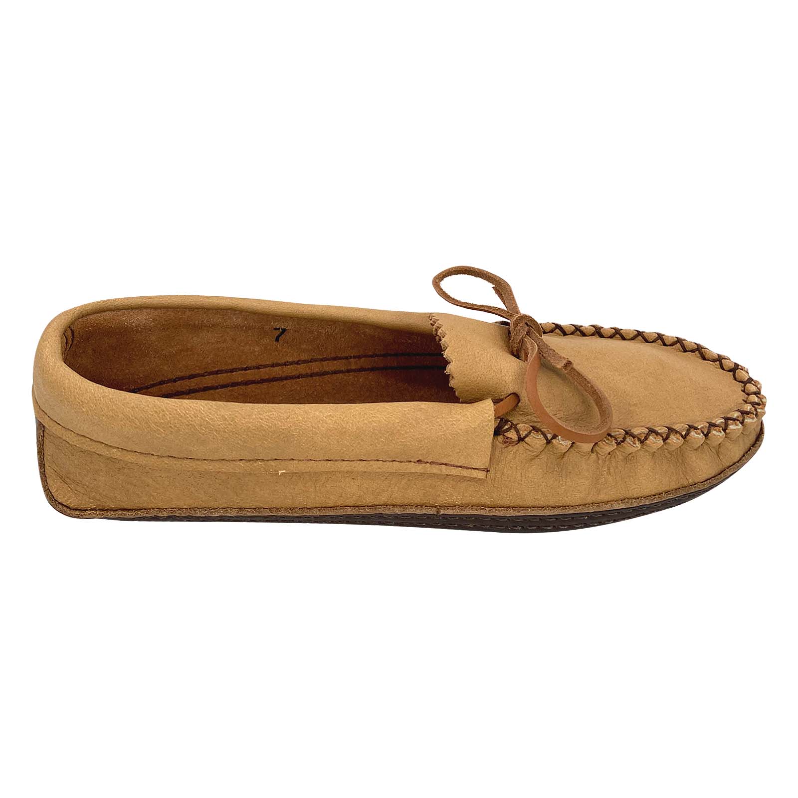 Women's Genuine Moose Hide Earthing Moccasins - Soft Leather Indoor/Outdoor Slippers for Grounding & Relaxation at Home, Yoga, or Meditation