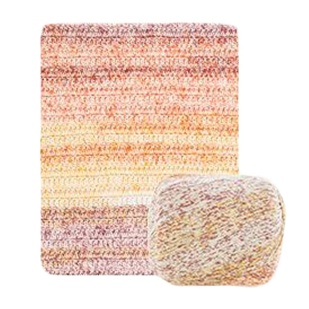 2 Skeins DIY Handcraft Lace Yarn - Soft Cotton Crochet Yarn for Knitting, Weaving & Craft Projects - Perfect for Scarves, Blankets & Baby Clothes