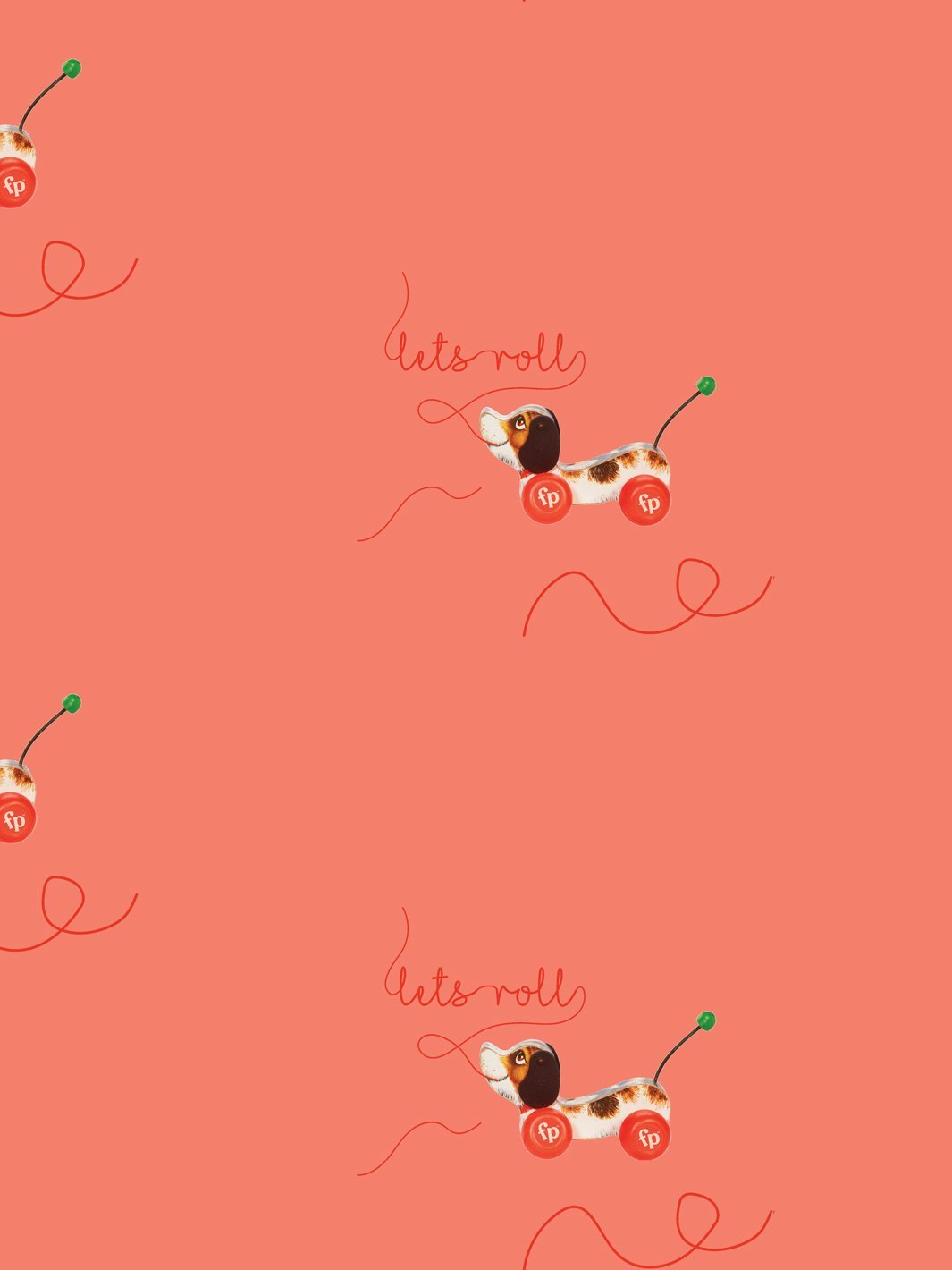 Fisher Price™ 'Lets Roll' Watermelon Pattern Wallpaper - Fun Nursery Decor for Baby Rooms & Playrooms