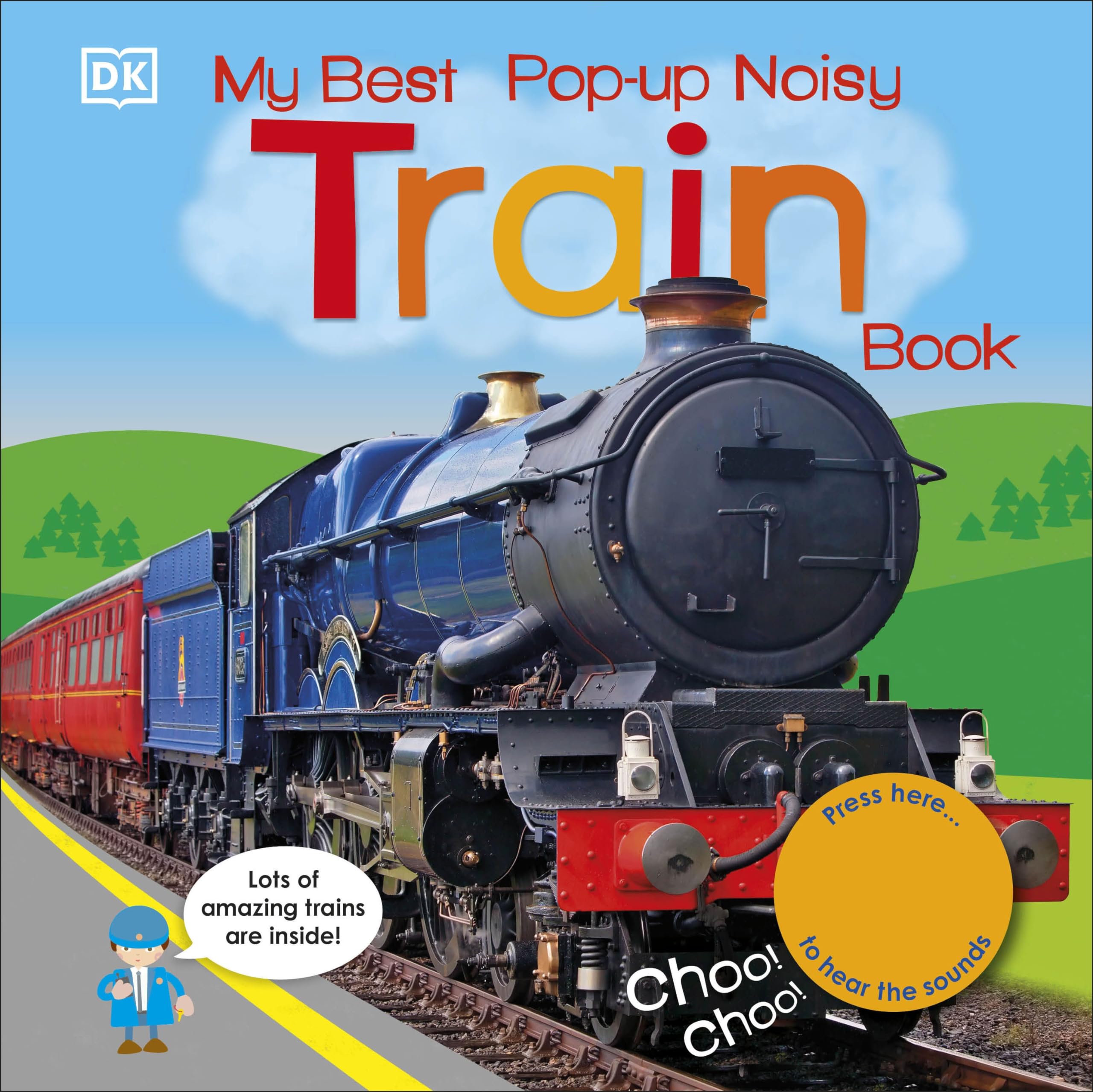 My Best Pop-up Noisy Train Book - Interactive Sound Book for Kids | Fun Learning Toy for Toddlers & Preschoolers | Perfect for Bedtime Stories & Early Education