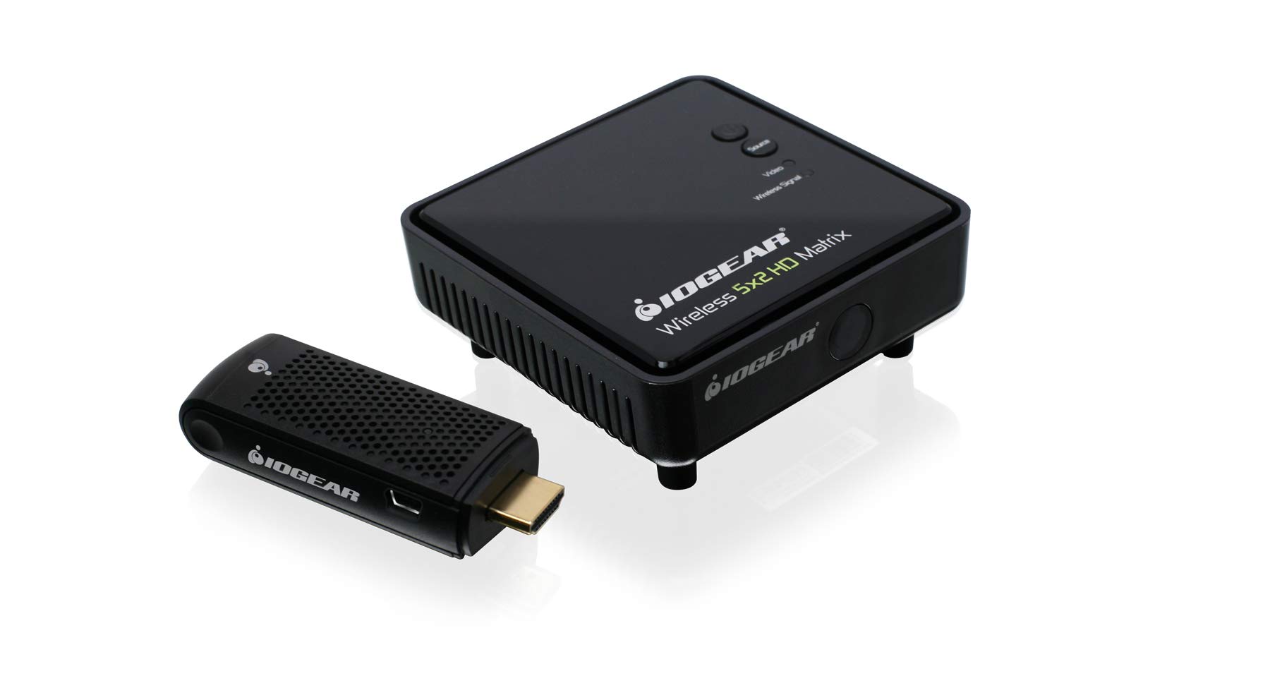 IOGEAR Wireless HDMI Transmitter & Receiver Kit - Full HD 1080p with 5.1 Digital Audio - 30ft Range - Plug & Play - Stream from Laptop, Gaming Console to HDTV or Projector (GWHD11) - Perfect for Home Theater, Gaming Setup and Office Presentations