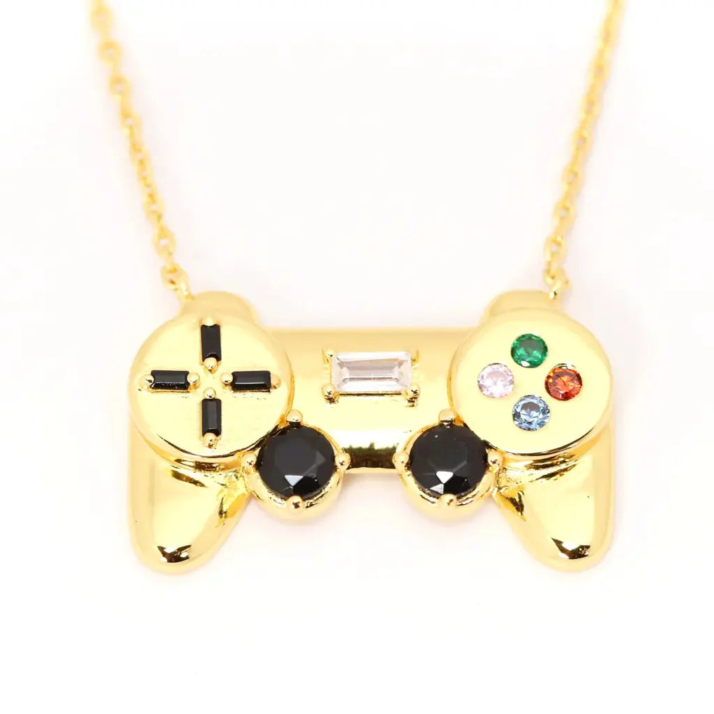 Player 1 Necklace - Stylish Couple's Gamer Jewelry for Him & Her - Perfect Gift for Gamers, Boyfriend/Girlfriend, Anniversary & Valentine's Day - Great for Gaming Dates & Esports Events