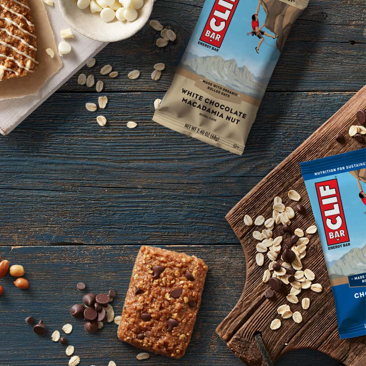 Clif Bar Energy Bars - 5 Pack | Organic, Gluten-Free Snacks for Hiking, Running & Outdoor Adventures | High Protein, Vegan & Non-GMO