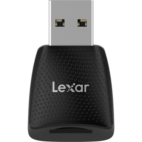 Lexar Micro SD Type A Card Reader 2x2 - High-Speed USB 3.0 Memory Card Adapter for DSLR, GoPro, Drone & Smartphone Photos/Videos Transfer