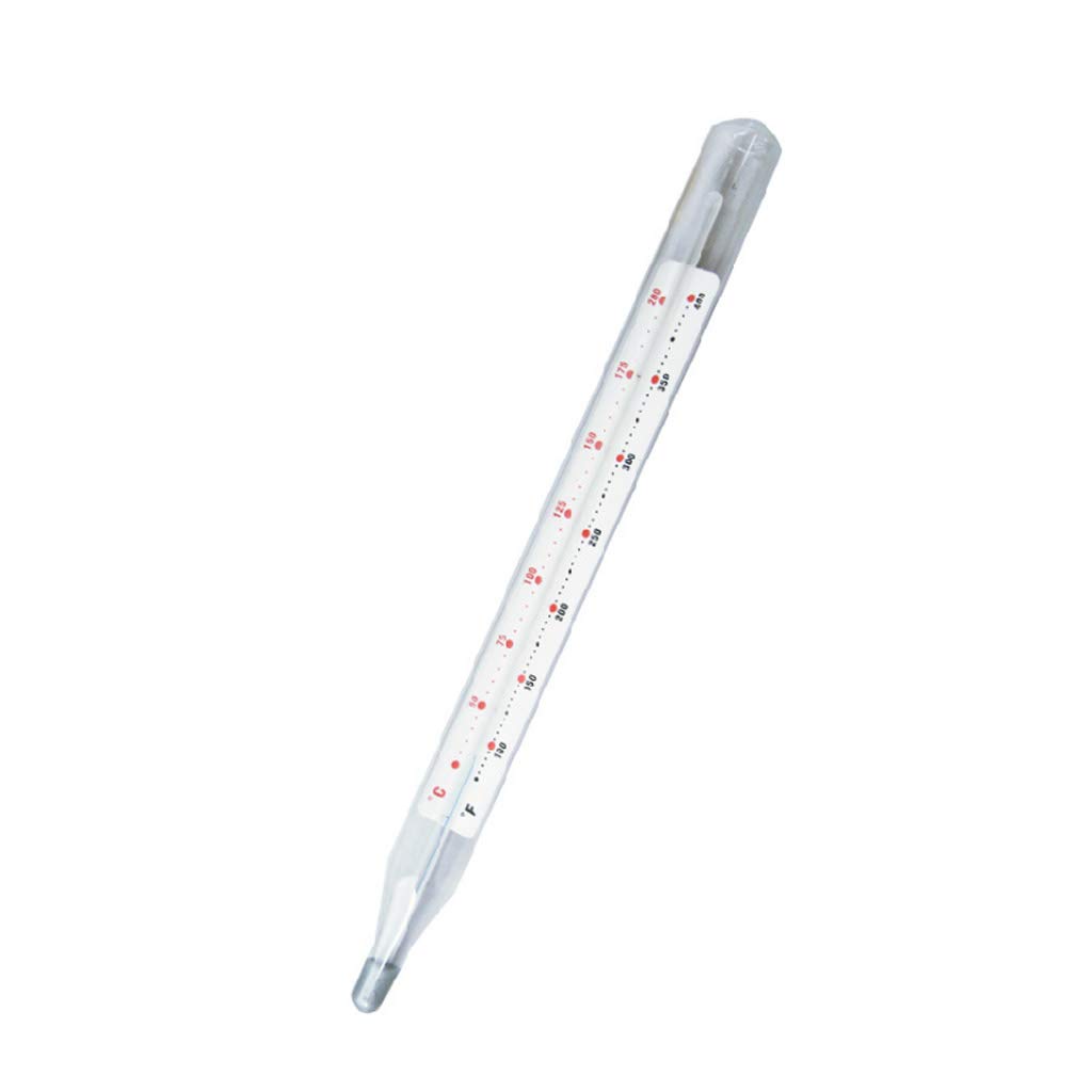 **Premium Candy Thermometer for Cooking & Baking - Accurate Sugar & Jam Temperature Tool - White & Transparent Kitchen Thermometer - Perfect for Candy Making, Baking, and Home Brewing**