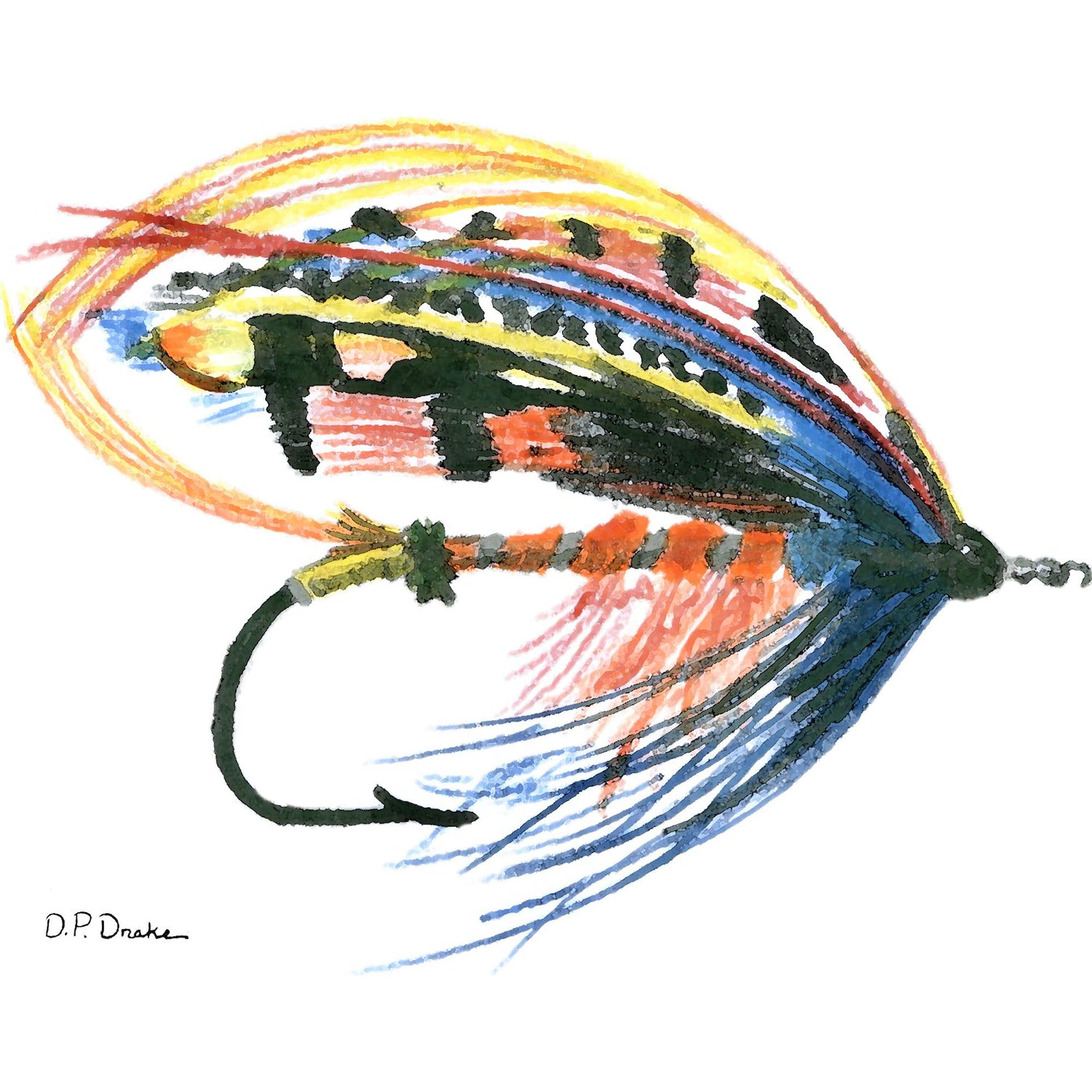 Fishing Lure Art Oval Sticker - Waterproof Vinyl Decal for Cars, Laptops & Coolers - Perfect for Anglers & Fishing Enthusiasts