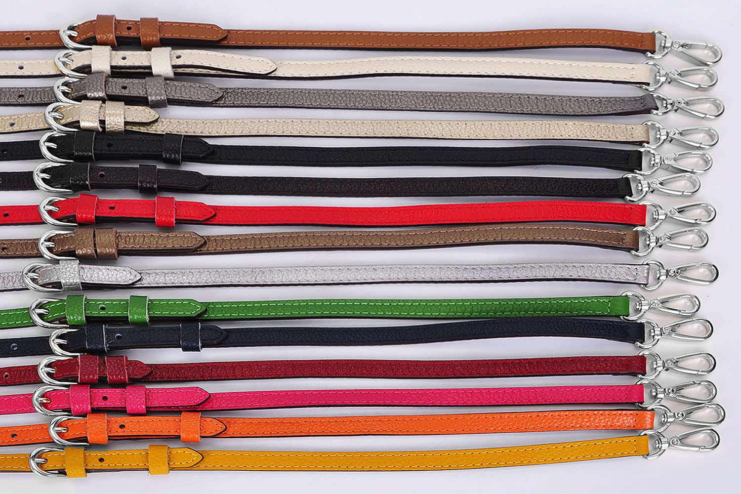 Genuine Full Grain Leather Purse Strap Replacement - Adjustable Crossbody Bag Shoulder Strap for Handbags & Purses - Perfect for Everyday Use, Travel & Fashion Accessories